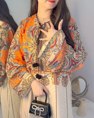 Stylish Women's Stitched Printed Shirt And Trouser Set - 2 Pcs urban gallery